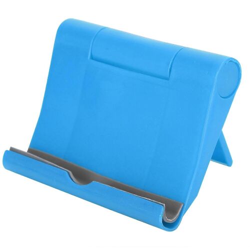 Support De Téléphone Multifonctionnel Support De Bureau Pliant Support En Plastique Portable Pour Tablette De Téléphone Portableblue