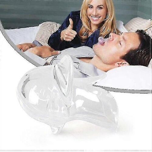 Dispositif De Ronflement Manchon De Langue Respiration Facile Aide À L'apnée Du Sommeil Assisté En Toute Sécurité -Krygv 