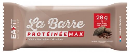 Active Food La Barre Protéinée Max Saveur Chocolat Intense 60 G