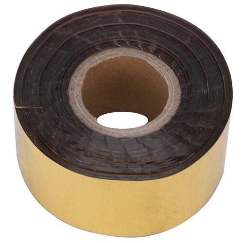 Estampage À Chaud Feuille Papier En Cuir Tissu Paquet Boîte Bricolage Décoration Accessoires 3cm Largeur 120 Mètres/Rollgold