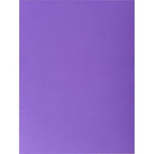 Exacompta Nf Pack De 25 Chemises Double Poche Pour A4 220 G/M 24 X 32 Cm Violet