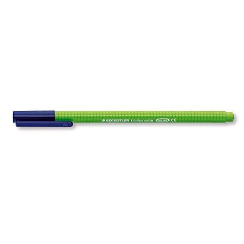 Staedtler 32351feutres Triplus Color, Vert Jaune, Env. 1.0mm, Corps Triangulaire, Lavable, 10pièces Dans Un Étui En Carton
