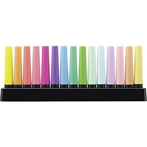 Stabilo Boss Original - Deskset De 15 Surligneurs - Couleurs Fluo Et Pastel