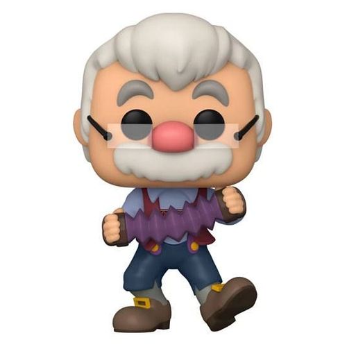 Pinocchio 80th Anniversary Pop! Disney Vinyl Figurine Geppetto W/Accrdion 9 Cm