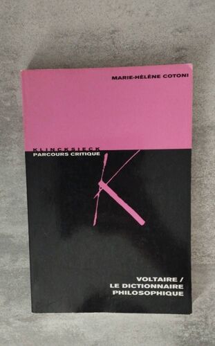 Klincksieck Parcours Critique, Marie-Hélène Cotoni