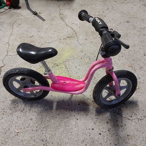 Draisienne Puky Lillifee Rose - Draisienne Avec Frein + Béquille - Pneus Gonflables - Vélo D'équilibre Puky Enfant Garçon Fille - Made In Germany - Taille Unique -