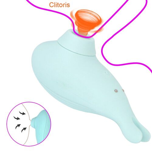 Vibromasseur Point G À 7 Fréquences Pour Femmes, Masseur De Mamelon De Requin Bleu, Stimulateur De Clitoris, Succion Orale, Jouets Sexuels Pour Femmes
