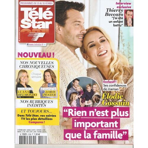 Ts Obispo 1p/ Elodie Gossuin 2p/ Laury Thilleman & Nagui 1p/ Lea Francois 1p/ Stephane Bern 1p/ Mika 1p/ Teddy Riner 1p/ Catherine Zeta Jones 1p/ Kendji Girac 1p/ Nelson Mandela 2p/ 2158