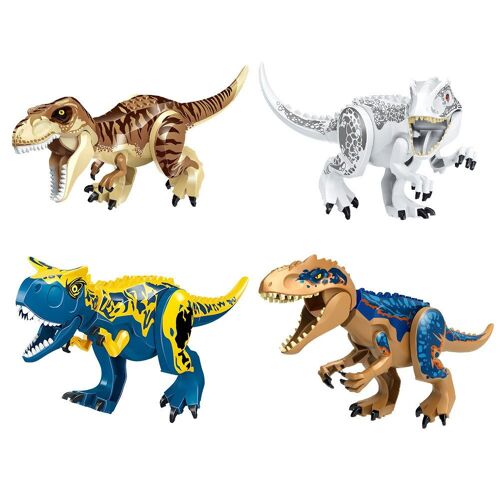 Blocs De Construction De Dinosaures, Jouets Pour Enfants, Briques À Assembler, Modèles De Figurines