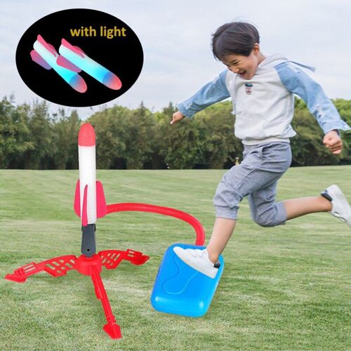 Lanceur De Fusée À Pied Réglable, Jouets De Sport Pour Enfants, Jeu De Fusée, Pompe À Air, Puissance, Jouets De Sport De Plein Air Pour Enfants