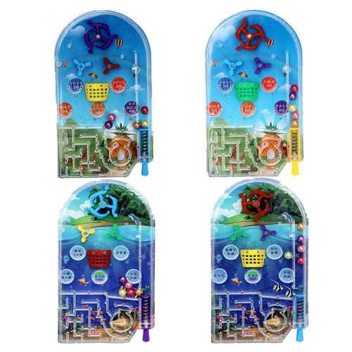 Mini Jeux De Bureau Pinball, Machine De Dessin Animé, Cadeaux Pour Enfants, Jouet Éducatif Labyrinthe, Perles, Éjection, Interaction Entre Amis Aléatoire