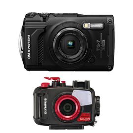 Appareil photo compact étanche OLYMPUS TG7 Noir - 12 Mpixels - Zoom 4X - Vidéo 4K