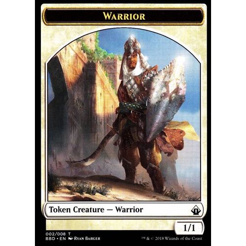 Token / Jeton - Warrior - Mtg - Battlebond Vo - 2/8