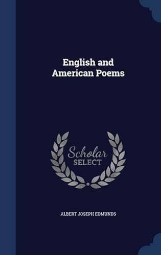 English And American Poems