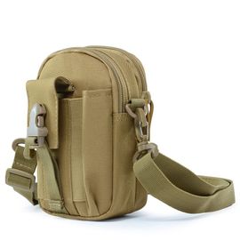 Sac banane tactique d'extérieur, pochette de Camping et de randonnée Kaki