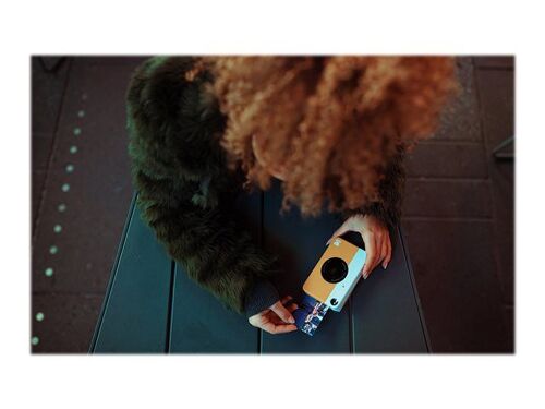 Appareil photo Compact compact avec imprimante photo instantanée - 10.0 MP - jaune