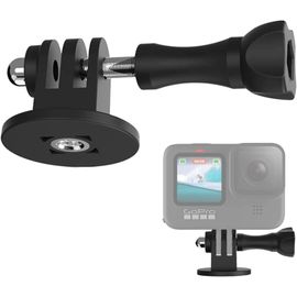 Adaptateur de TréPied, Support Monopode avec Vis MoletéE Accessoires de Haute Qualité pour Gopro Hero 10 9 8 7 6 5, DJI Osmo, Sony Et Autres Accessoires De CaméRas d'action (Lot De 2, Noir)