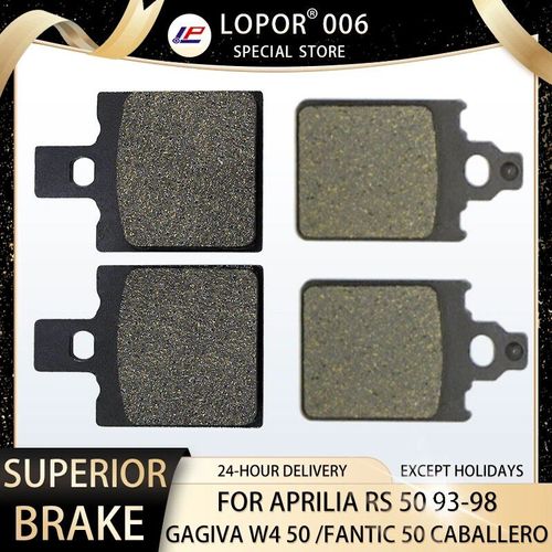 Lopor ? Plaquettes De Frein Avant Et Arrière Pour Moto, Pour Aprilia Rs 50 93-98 W4 50 91-95 Fantic 50 Caballero/Caballero Rc 1991-