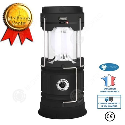 Inn® Lanterne De Cheval Portable Rechargeable Par Batterie Au Lithium 18650, Lampe De Camping Solaire, Lampe De Tente, Nouvelle Lamp