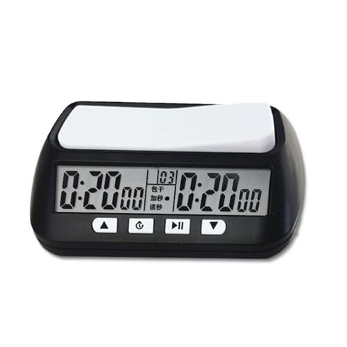 Horloge Numérique Multifonction Pour Échecs, Minuterie Portable Pour Jeux De Société, Avec Temps De Base, De Retard Ou Positif, Livraison Directe
