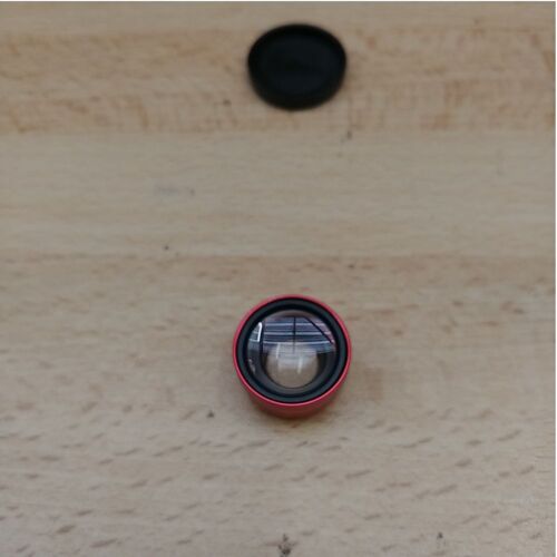 Objectif Fish Eye Lens 180° Grand Angle Et Angle Macro 0.67x Wide Avec Support Universel Pour Tout Smartphones De Couleur Rouge