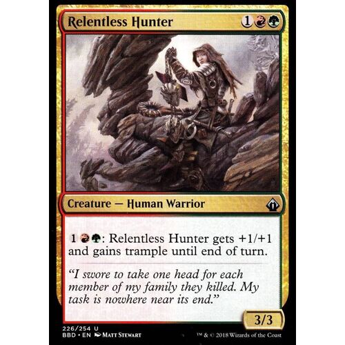 Relentless Hunter - Mtg - Battlebond Vo - U - 226/254