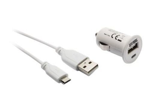 G&bl 7006 Universal Mini Car Charger - Adaptateur D'alimentation Pour Voiture - 1000 Ma (Usb) - Sur Le Câble : Micro-Usb - Noir