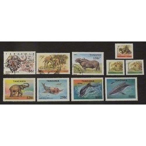 Tanzanie Neuf Et Oblitéré Lot De 6 Timbres