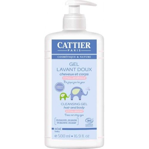 Cattier Gel Lavant Doux Bébé 500 Ml