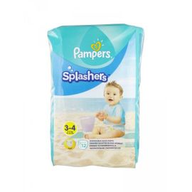 Splashers 3-4 Couches De Bain Jetables X 12 (6-11 Kg) Pampers