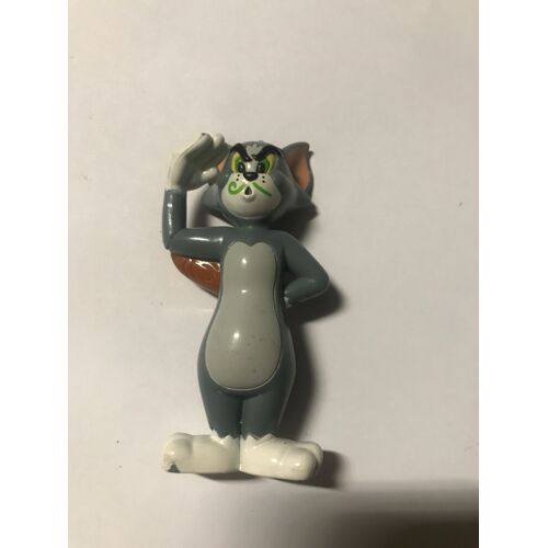 Figurine Tom Et Jerry - Tom Avec Une Massue - Warner - Tec - 8,5x4,5 Cm