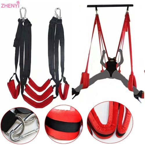 Balançoire Sexuelle En Matériau Souple, Bandage Fétiche, Amour, Jeux Pour Adultes, Porte Suspendue Améliorée, Jouets Érotiques Pour Couples