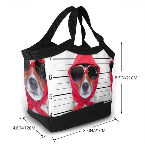 Sac à lunch portable sacs fourre-tout isolés chien criminel à l'épreuve des fuites