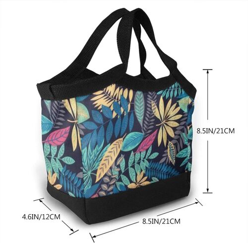 Sac à lunch portable sacs fourre-tout isolé étanche-tour parisienne idyllique petit frais