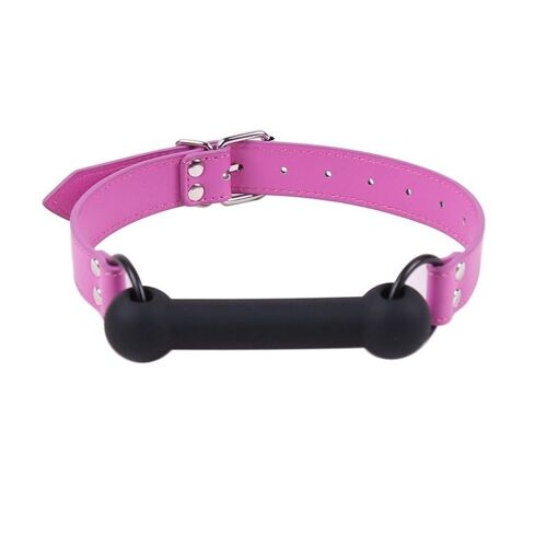 Nouveau, Joli Harnais En Cuir Solide, Bouche En Silicone, Boule D'os De Chien, Gag, Bouchon Buccal Bdsm, Produits Sexuels De Flirt Pour Couples, Jouets Jeux Pour Adultes