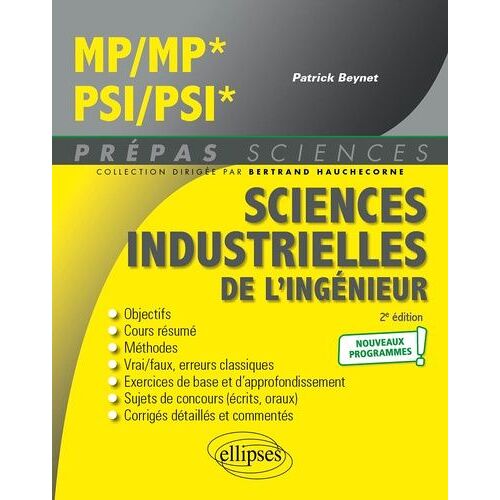 Sciences Industrielles De L'ingénieur Mp Mp*, Psi Psi*