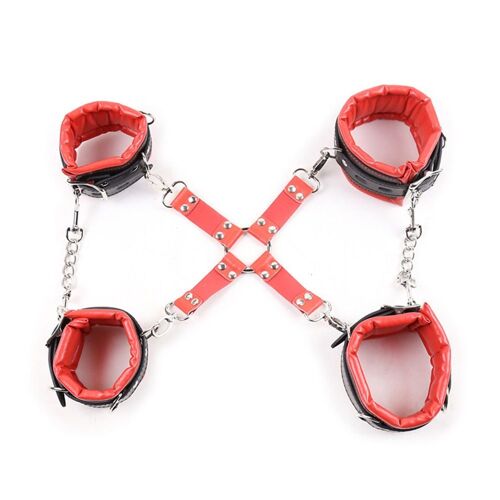 Menottes De Liaison À Chaud, Cheville Croisée, Chaîne Nouée, Mains Attachées, Pied Bdsm Bondage Sm, Jeu Pour Couples, Produits Pour Adultes