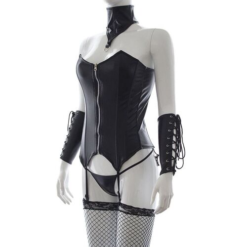 Body En Cuir Pu Pour Femmes, Nuisette, Corset, Vêtements De Nuit, Poitrine, Lingerie, Outils Sexuels Féminins
