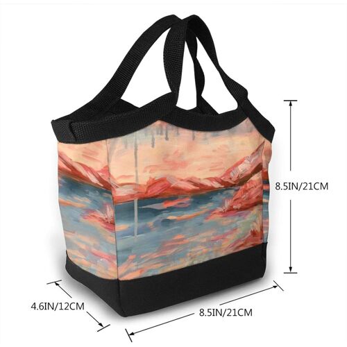 Sac à lunch portable sacs fourre-tout isolé étanche-corail Oasis