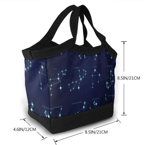 Sac à lunch portable sacs fourre-tout isolé signe de symbole étanche