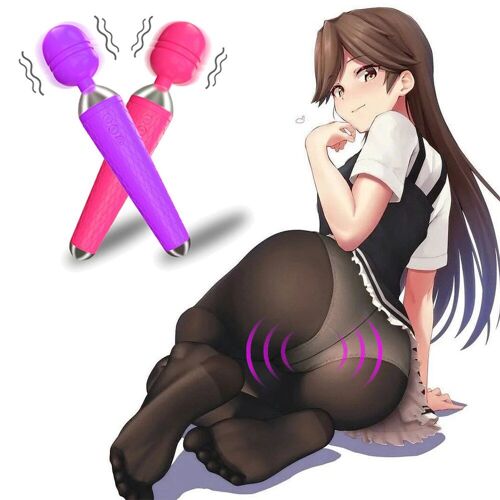Vibromasseur Av Sans Fil Pour Femmes, Gode Magique Puissant, Stimulateur De Clitoris, Masseur Rechargeable, Jouets Sexuels