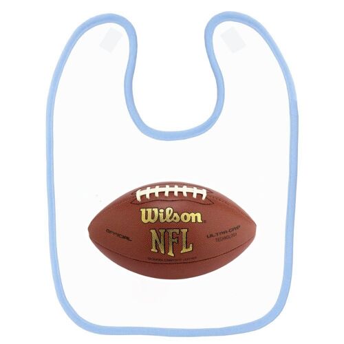 Bavoir Bébé Imprimé Ballon De Foot Us Bleu
