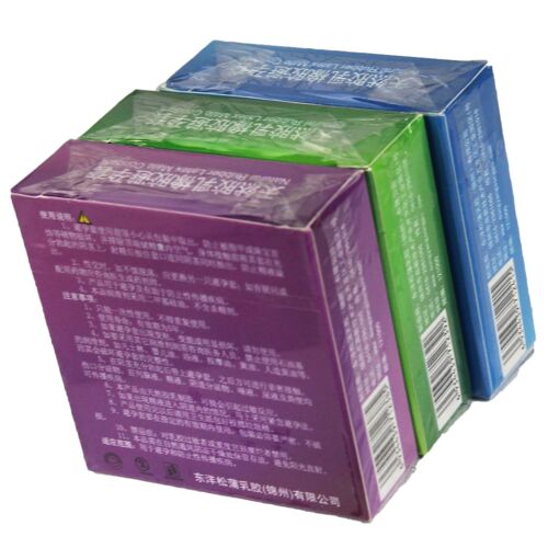 Préservatif Slim En Latex Naturel Pour Homme, Produit Sexuel, Jouets Sexuels, 12 Pièces/4 Boîtes, Extensions De Pénis, Anneau D'extension, Manchon De Gode