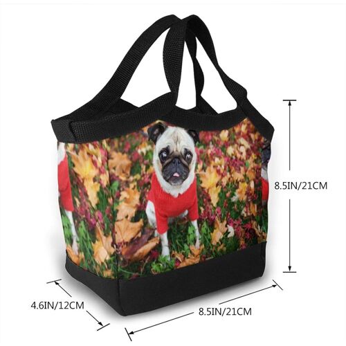 Sac à lunch portable sacs fourre-tout isolé chien étanche-multicolore