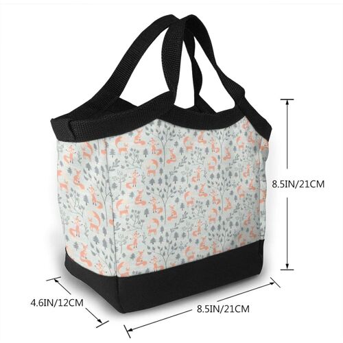 Sac à lunch portable Sacs fourre-tout isolés étanches-Fox3