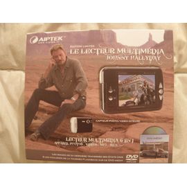 Le lecteur multimédia Johnny Hallyday (édition limitée) / 1 DVD Johnny Hallyday