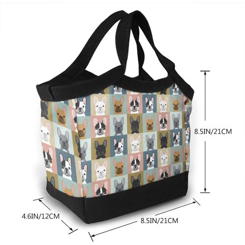 Sac à lunch portable sacs fourre-tout isolé étanche-Bulldog