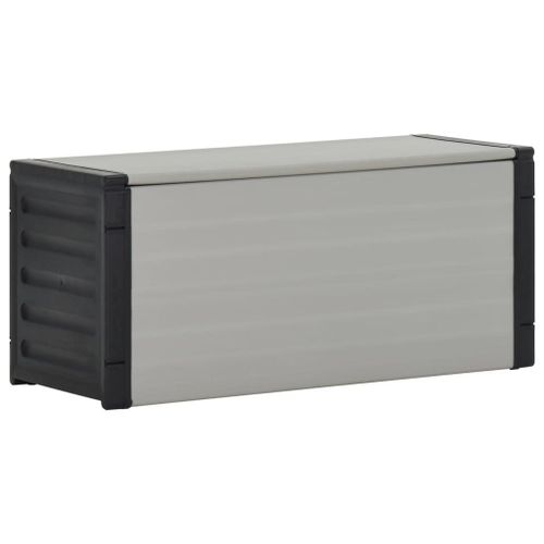 Vidaxl Armoire À Déchets De Jardin Gris 85x34x40 Cm