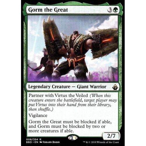 Gorm The Great - Mtg - Battlebond Vo - R - 8/254