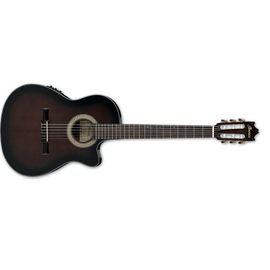 Ibanez Ga35tce-Dvs Dark Violin Sunburst Brillante - Guitare Classique Électro